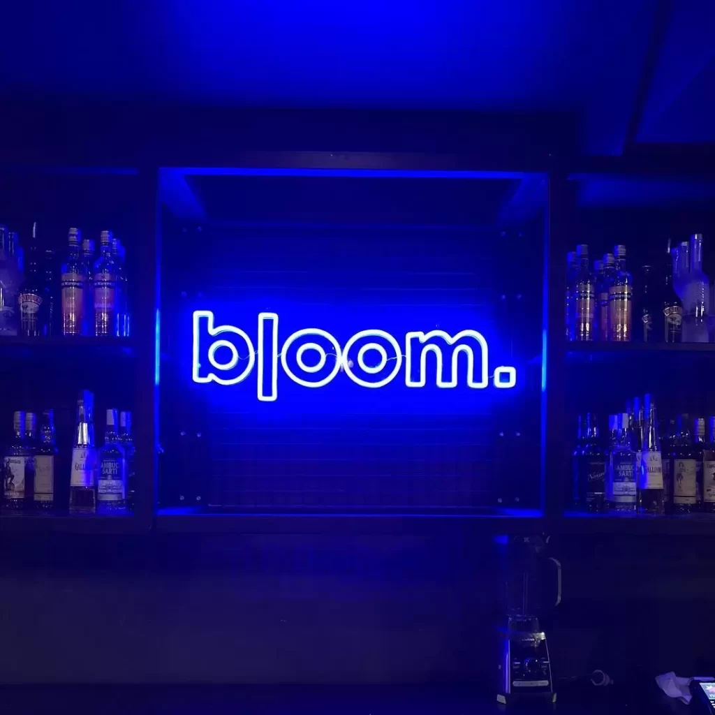 enseigne lumineuse en néon personnalisée galerie lettres et logo en pvc retroeclaire 7